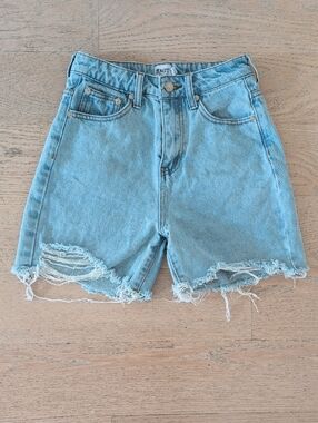 Princess Polly High-Rise Denim Shorts Sz 0